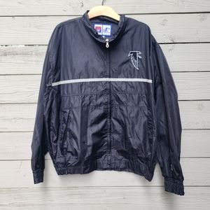 Vintage Team NFL Logo Athletic Falcons Windbreaker Jacket